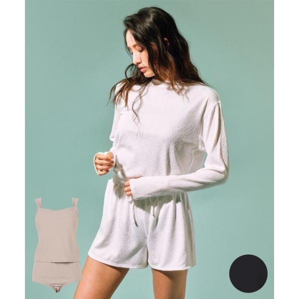 RIKKA FEMME リッカファム 水着 ビキニ レディース 4点セット ラッシュガード 水陸両用...