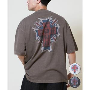 DOGTOWN（ドッグタウン） クロスロゴ 長袖 Tシャツ ロンT オールド