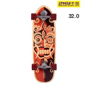 YOW ヤウ サーフ スケートボード コンプリート 32.0inch LAKEY PEAK SURFSKATE 25 ムラサキスポーツ