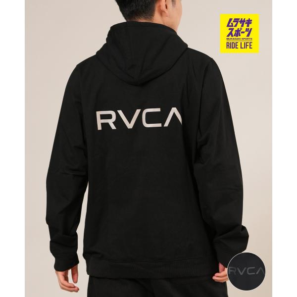 RVCA ルーカ プルオーバー パーカー メンズ スウェット フーディー ロゴ バックプリント 裏毛...