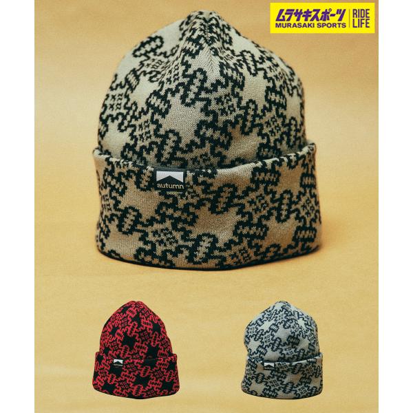 AUTUMN オータム スノーボード ビーニー ニット帽 ユニセックス LANDSCAPE BEAN...