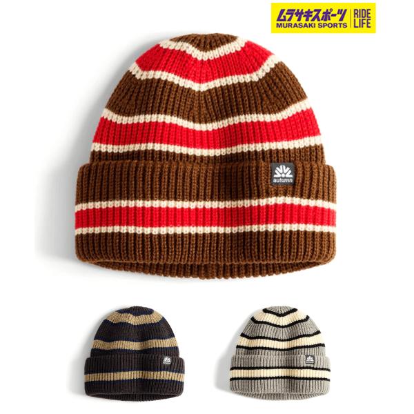 AUTUMN オータム スノーボード ビーニー ユニセックス SLACKER ムラサキスポーツ 25...