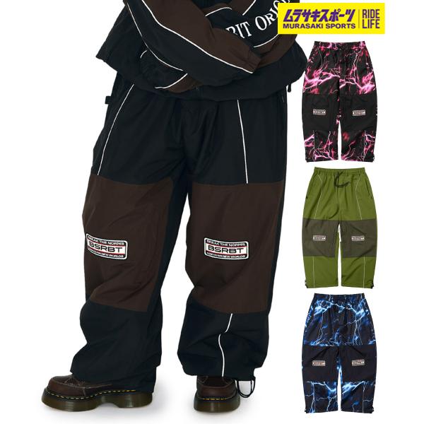 BSRABBIT ビーエスラビット スノーボード ウェア パンツ ユニセックス PATCHED UT...