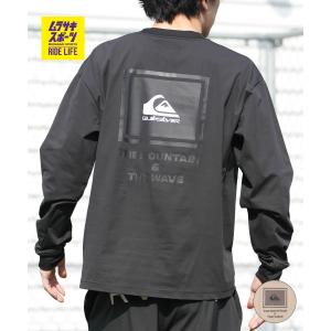 QUIKSILVER クイックシルバー 水着 ラッシュガード 長袖 Tシャツ ロンT メンズ UVカット 速乾 接触冷感 水陸両用 QLY261622M ムラサキスポーツ限定