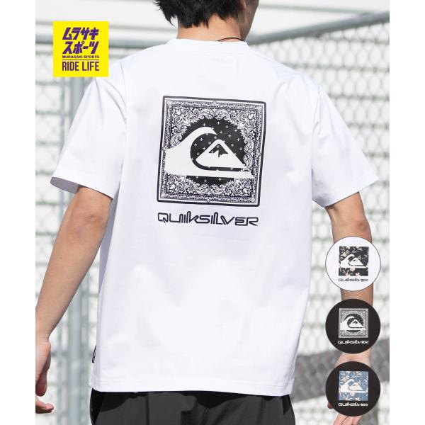 QUIKSILVER クイックシルバー 水着 ラッシュガード 半袖 Tシャツ メンズ UVカット 速...