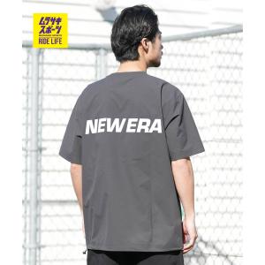 NEW ERA ニューエラ 水着 ラッシュガード 半袖 Tシャツ メンズ UVカット 撥水 ストレッチ 耐塩素 水陸両用 14774251