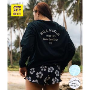 BILLABONG ビラボン 水着 ラッシュガード 長袖 Tシャツ ロンT レディース MORFY LOGO BOATNECK RG BG013856