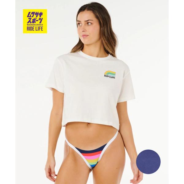 RIP CURL リップカール 半袖 Tシャツ レディース バックプリント SURF SIDE CR...