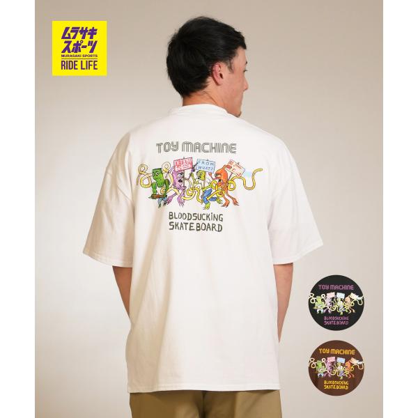 TOY MACHINE トイマシーン 半袖 Tシャツ メンズ バックプリント DEFEND FROM...