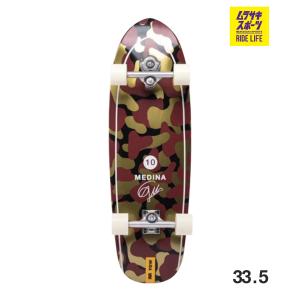 YOW ヤウ サーフ スケートボード コンプリート 33.5inch CAMO ムラサキスポーツ