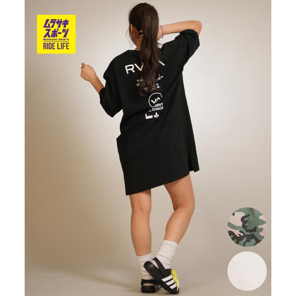 RVCA ルーカ ワンピース レディース バックプリント LOOSE FIT SS LOGO DRE...