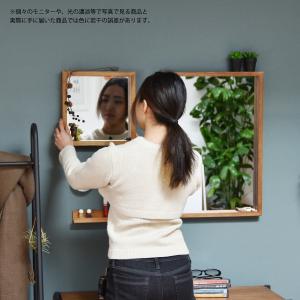 ZAGA ボックスミラー 幅30 無垢 桐材 ...の詳細画像5