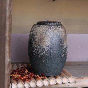 水琴窟 屋外用 yagai-180 雨流し W450×H750mm 約28kg 重蔵窯 : 村田