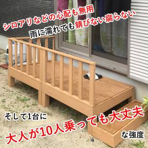 ウッドデッキ 人工木材 ウッド風 人工樹脂 人...の詳細画像3