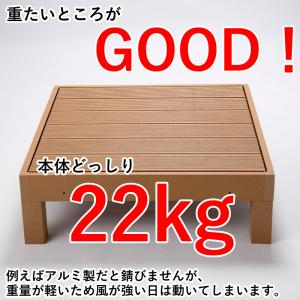 ウッドデッキ 人工木材 ウッド風 人工樹脂 人...の詳細画像4