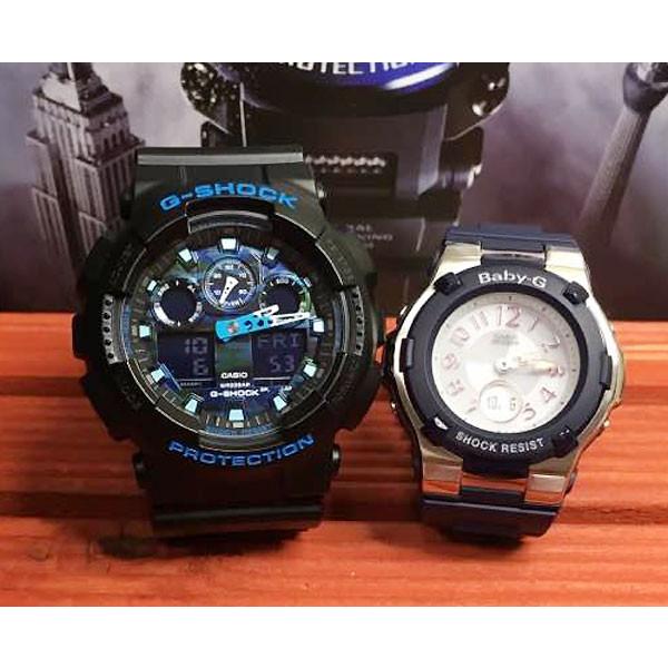 恋人達のペアウオッチ カシオ  G-SHOCK BABY-G  GA-100CB-1AJF BGA-...