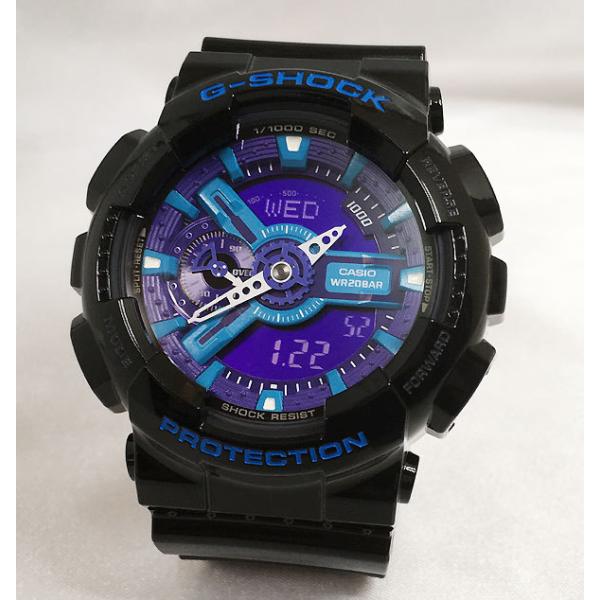 G-SHOCK カシオ GA-110HC-1AJF 黒 ブラック 送料無料