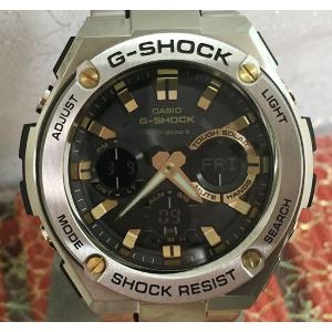 G-STEEL G-SHOCK GST-B100D-1AJF メンズ 腕時計 ソーラー シルバー