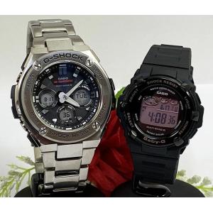 恋人達のGショック ペアウオッチ カシオ G-SHOCK BABY-G 電波ソーラー GST-W310D-1AJF BGR-3000UCB-1JF ブラック 黒 送料無料