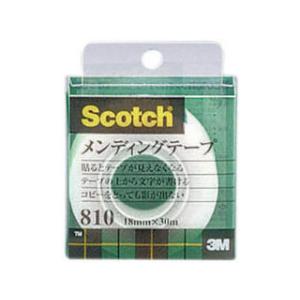 3M/スリーエムジャパン スコッチ メンディングテープ 透明 小巻 18mm×30m 810-1-18C｜murauchi3