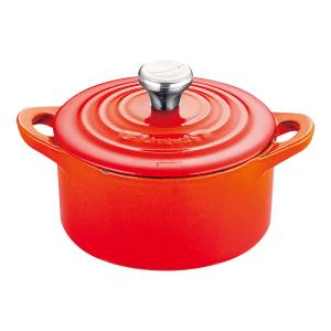 ル・クルーゼ Le Creuset ココット・ロンド 18cm オレンジ 2501 鋳物