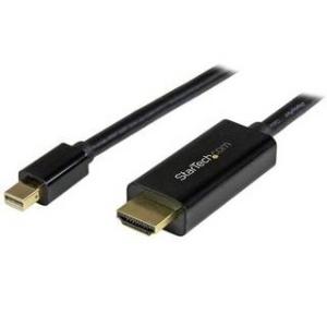 StarTech.com  Mini DisplayPort - HDMI変換アダプタケーブル 3m 4K(30Hz)対応 MDP2HDMM3MB｜murauchi3