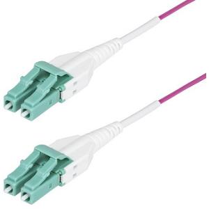 StarTech.com 光ファイバーケーブル/OM4 マルチモード/1m/LC-LC UPC/2芯...