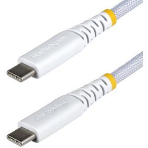 StarTech.com USB 2.0 Type-Cケーブル/30cm/3A/60W PD/ホワイ...