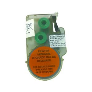 Panduit/パンドウイットコーポレーション  熱転写ハンディプリンタ用回転ラベル 白 印字部25.4mmx12.8mm ラベル数100枚 R100X150V1C