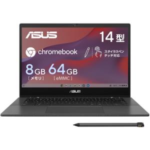 ASUS エイスース 14型ノートPC Chromebook CM14 Flip(8GB/eMMC・...