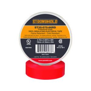 Panduit/パンドウイットコーポレーション  ビニールテープ 耐熱 耐寒 難燃 プロ仕様グレード 赤 幅19.1mm 長さ20m ST35-075-66RD