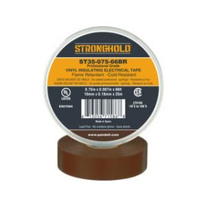 Panduit/パンドウイットコーポレーション  ビニールテープ 耐熱 耐寒 難燃 プロ仕様グレード 茶 幅19.1mm 長さ20m ST35-075-66BR