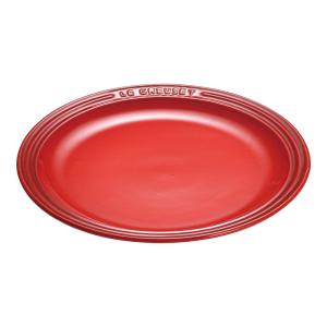 ル・クルーゼ Le Creuset ラウンド・プレート・LC 23cm チェリーレッド