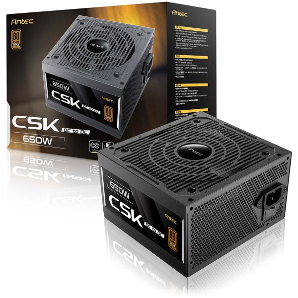 Antec アンテック 80PLUS BRONZE 認証取得電源ユニット 650W CSK650DC
