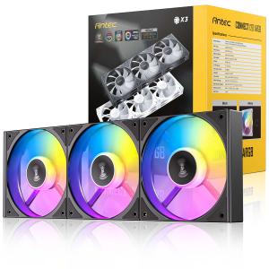 Antec アンテック ARGBファン Connect 120 ARGB ブラック Connect 120 ARGB_3PK