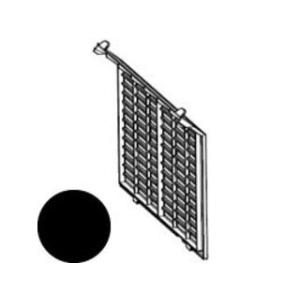 SHARP シャープ プラズマクラスターイオン発生機用 フィルターカバー(ブラック系) (28133...