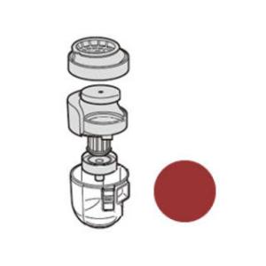 SHARP シャープ 掃除機用 ダストカップセット(レッド系) (2171370384)