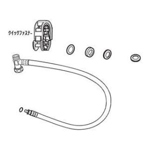 Panasonic パナソニック  温水洗浄便座用給水ホース(分岐金具付) DL432A-EGC00｜murauchi3