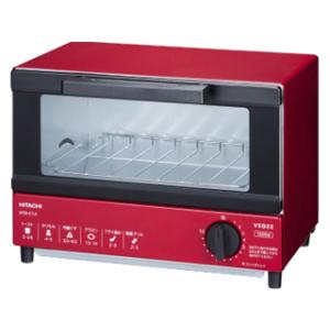 HITACHI 日立  HTO-C1A オーブントースター レッド 山形/角型パン 2枚対応