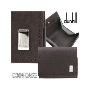 Dunhill ダンヒル メンズ コインケース Plain ブラック コイン 小銭 カード BOX付...