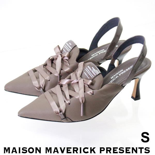 MAISON MAVERICK PRESENTS 【レディース】ファーレースアップスニーカーヒール【...