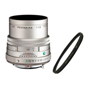 PENTAX ペンタックス HD PENTAX-FA 77mmF1.8 Limited シルバー＋DHGレンズプロテクト（49mm）セット｜murauchi3