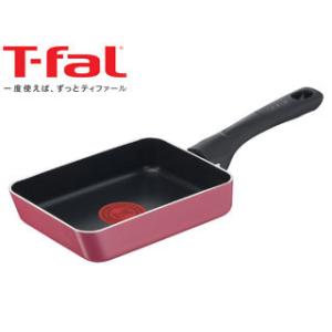 T-fal ティファール  クランベリーレッド フライパン エッグロースター B55918｜murauchi3