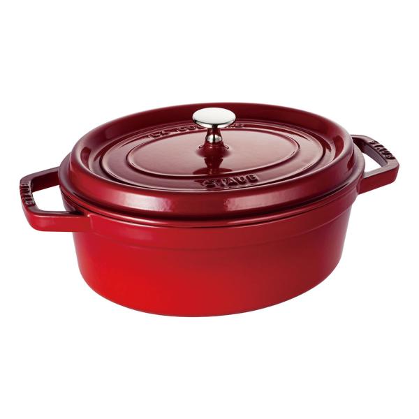 staub ストウブ 〔ホーロー鍋〕ストウブ　ココットオーバル（１１cm）／チェリーレッド/RST4...