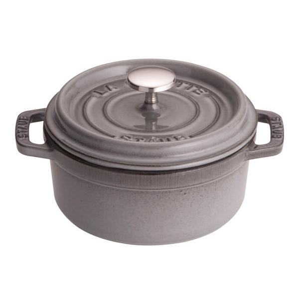 staub ストウブ  〔ホーロー鍋〕 RST4732 ピコ・ココット ラウンド (12cm)/グレ...