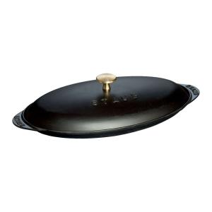 ストウブ staub ミニ オーバルディッシュ 15cm 黒 1301323 日本正規品