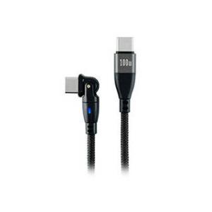 日本トラストテクノロジー 日本トラストテクノロジー 180°回転コネクタPD100Wケーブル 1.8...