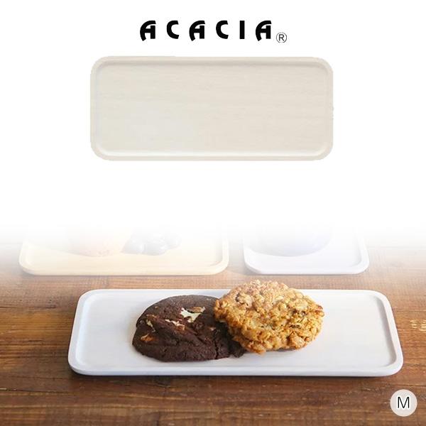 ACACIA アカシア ウッドプレート  【M】 【ホワイト】  WOODEN PLATE AA-0...