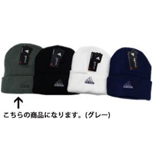トモクニ 0070062XN アディダス紳士ニット帽子 (グレー)の商品画像