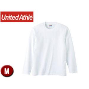 United Athle/ユナイテッドアスレ  501001W  5.6オンス ロングスリーブTシャツ アダルトサイズ 【M】 (ホワイト)